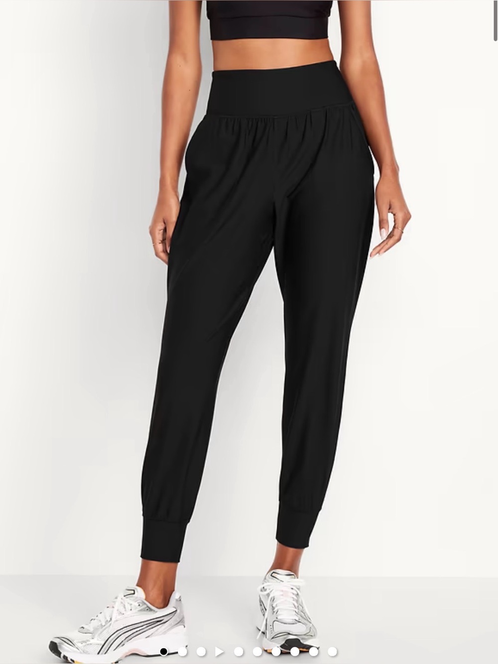Old Navy Active High Rise Powersoft Go-Dry Jogger - black - 4X